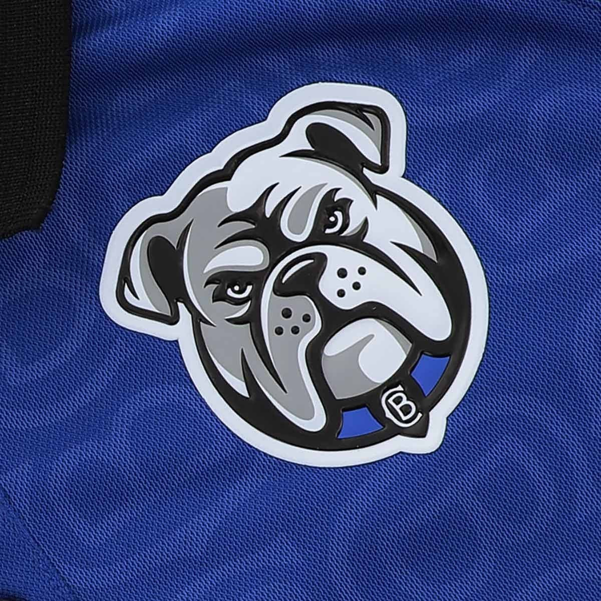NRL 2026 Media Polo - Canterbury Bulldogs - Blue - Adult - Mens - Image 3