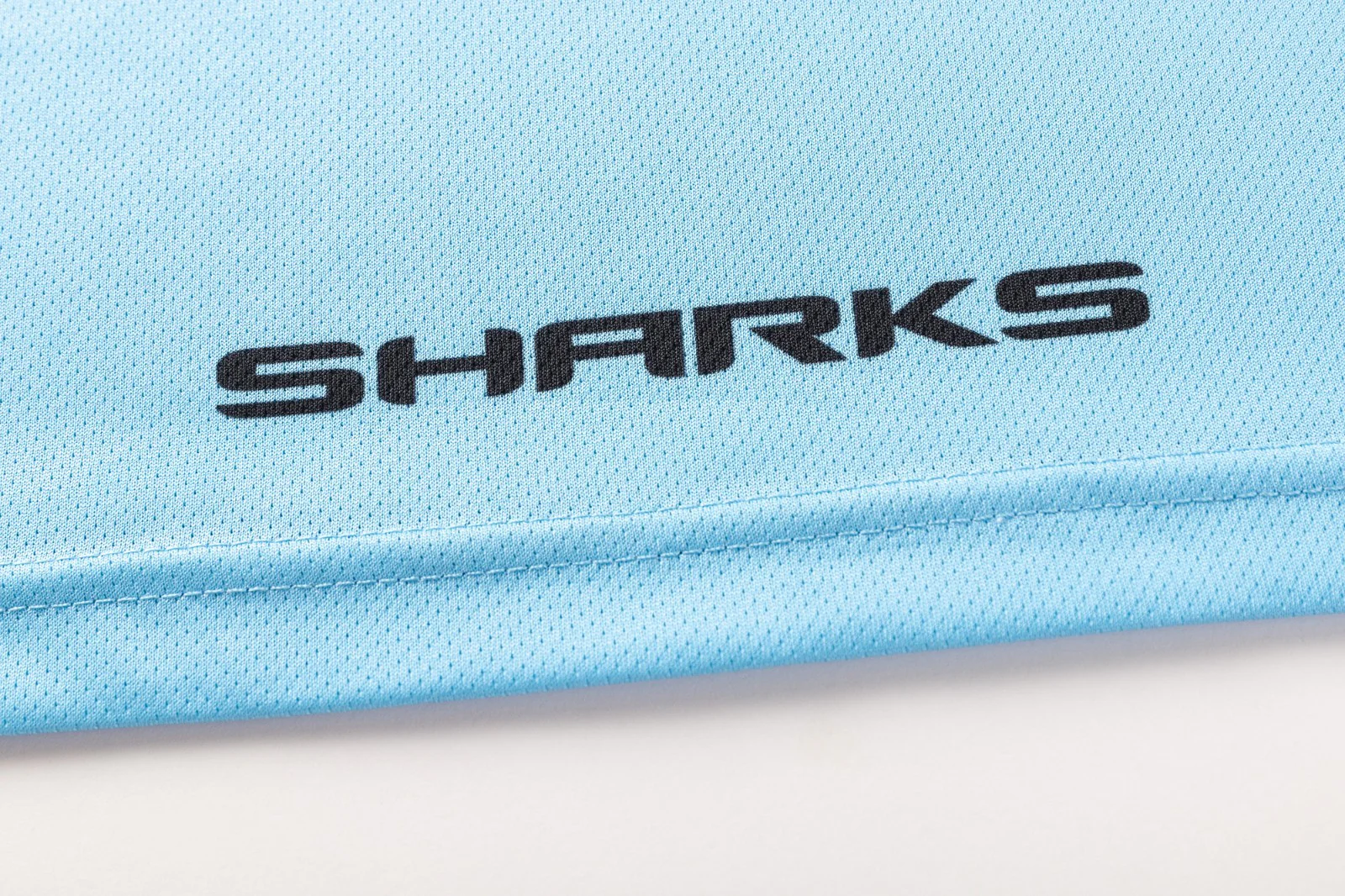 NRL 2026 Media Polo - Cronulla Sharks - Blue - Adult - Mens - Image 11