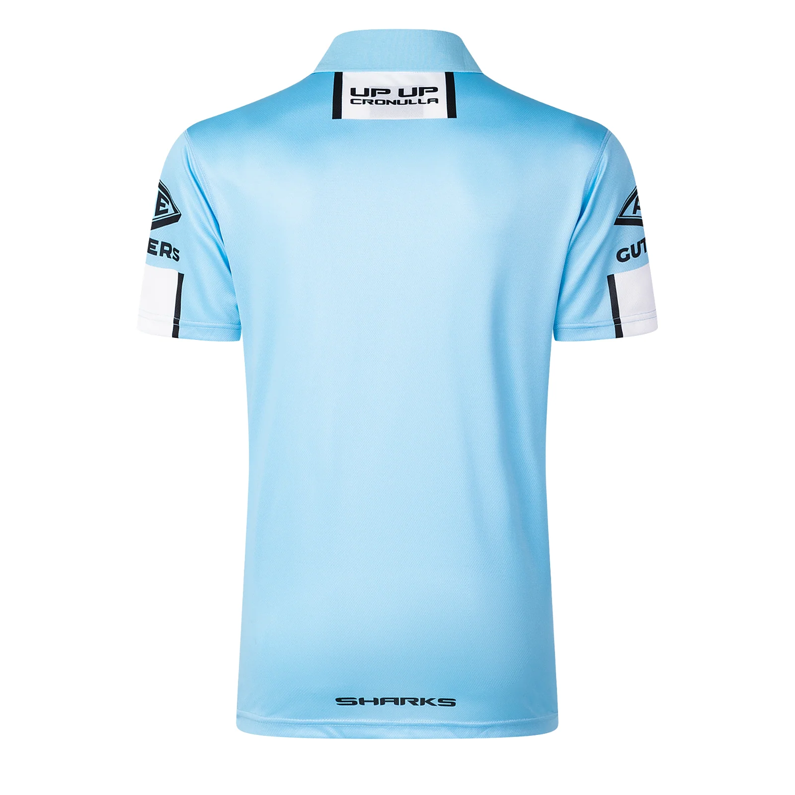 NRL 2026 Media Polo - Cronulla Sharks - Blue - Youth - Kids - Image 3