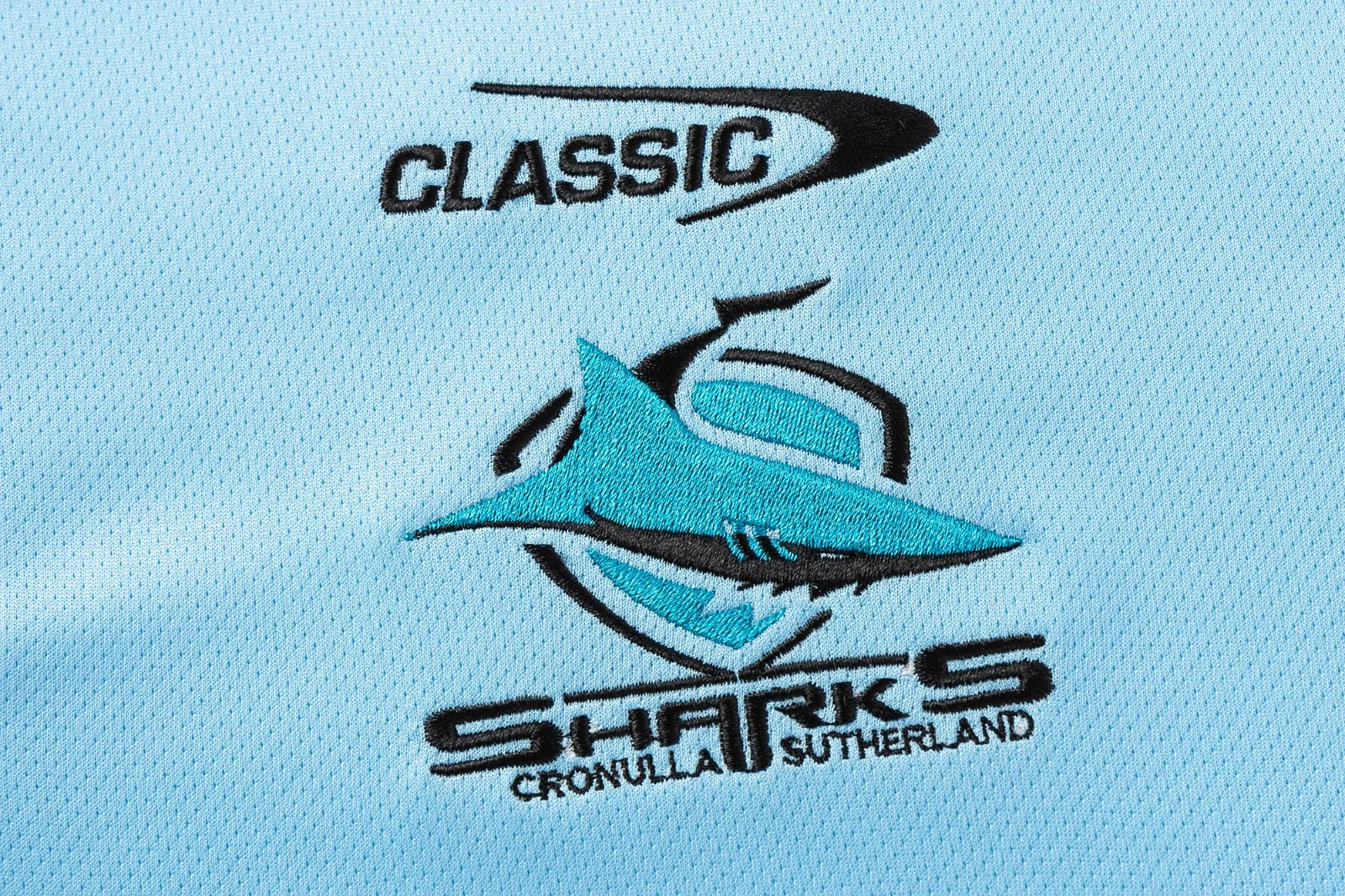 NRL 2026 Media Polo - Cronulla Sharks - Blue - Youth - Kids - Image 6