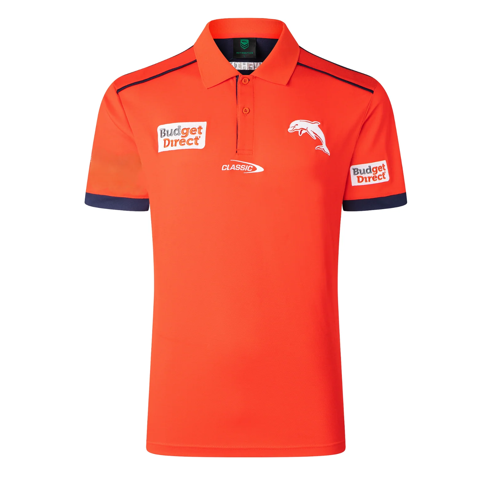NRL 2026 Media Polo - Dolphins - Youth - Kids