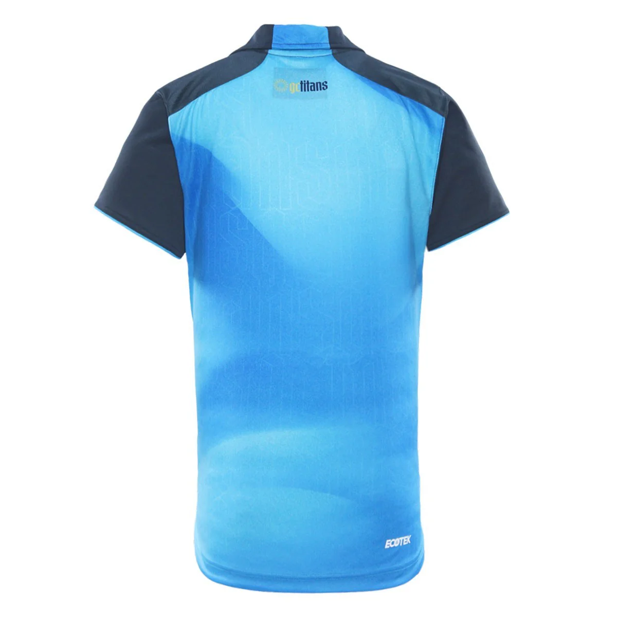 NRL 2026 Media Polo  Gold Coast Titans  Youth  Kids  Shirt  Cyan - Image 2
