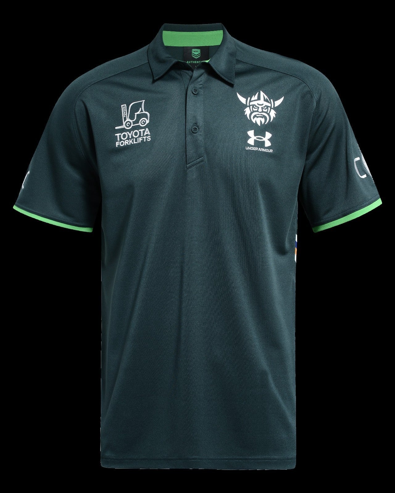 NRL 2026 Media Polo Shirt - Canberra Raiders - Daintree - Adult - Mens
