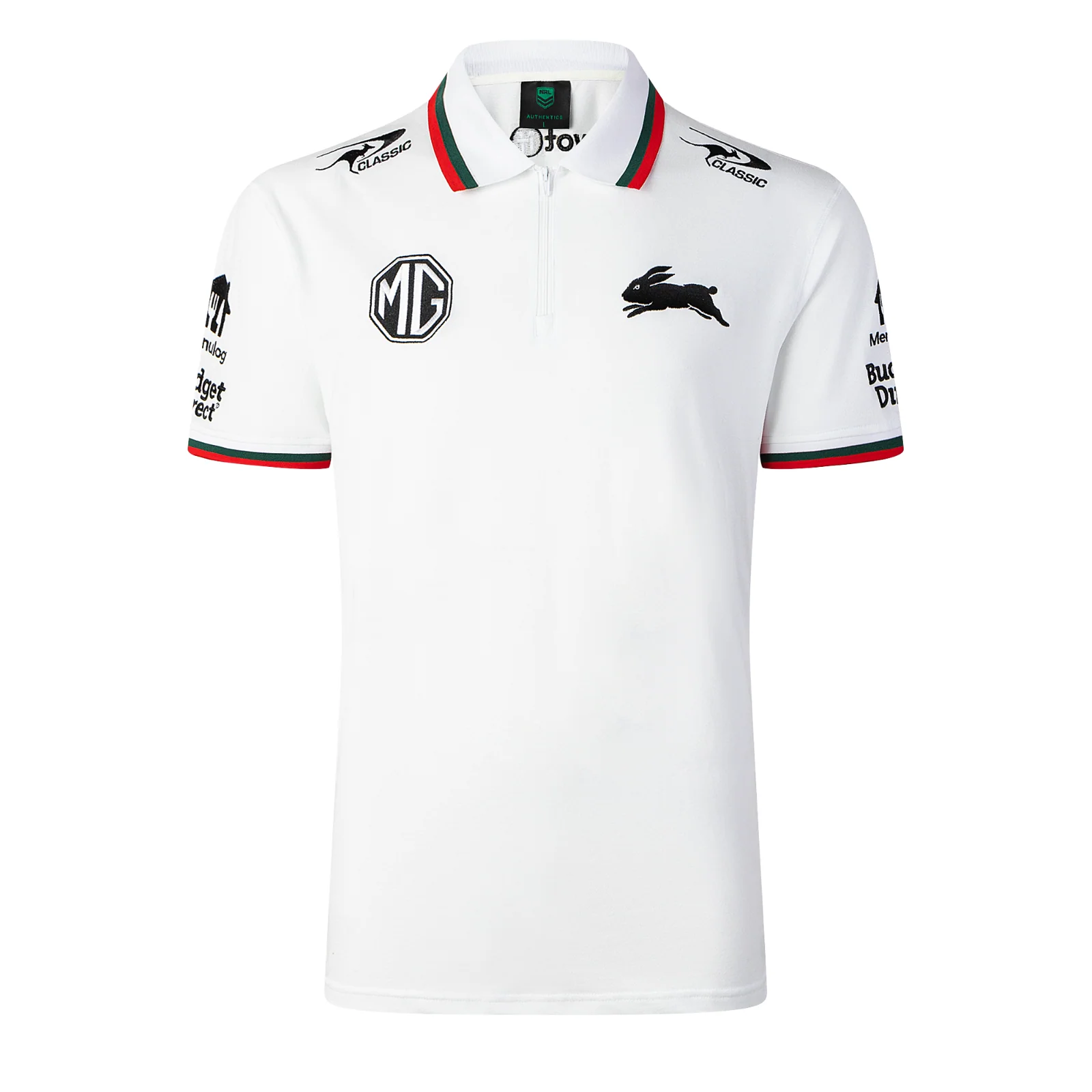 NRL 2026 Media Polo Shirt - South Sydney Rabbitohs - Adult - Mens