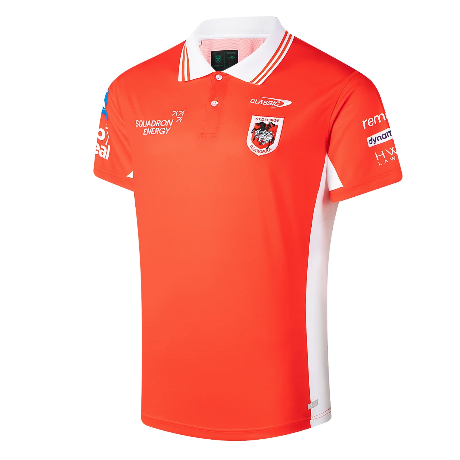 NRL 2026 Media Polo - St George Illawarra Dragons - Adult - Mens - Image 2