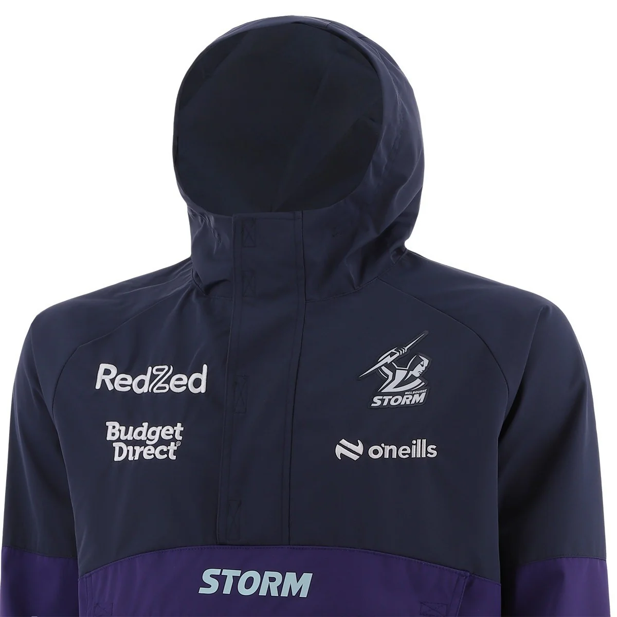NRL 2026 Rain Jacket - Melbourne Storm - Adult - Mens - Weather - Image 2