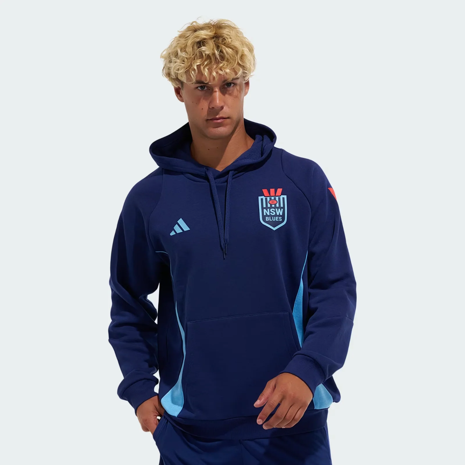 NRL 2026 Training Hoodie - New South Wales Blues - Dark Blue -NSW - Adult - Mens