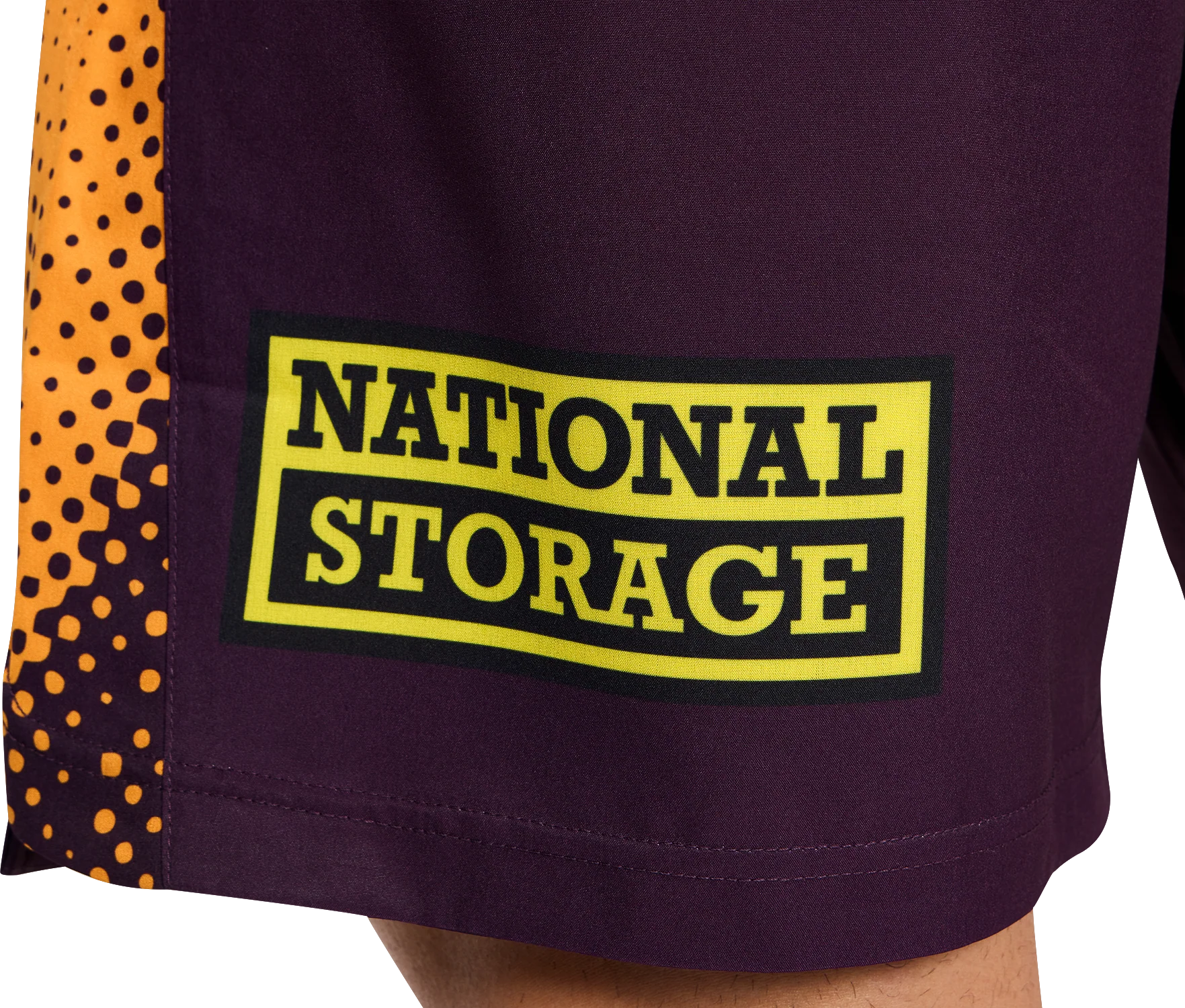 NRL 2026 Training Shorts - Brisbane Broncos - Adult - Mens - Image 3