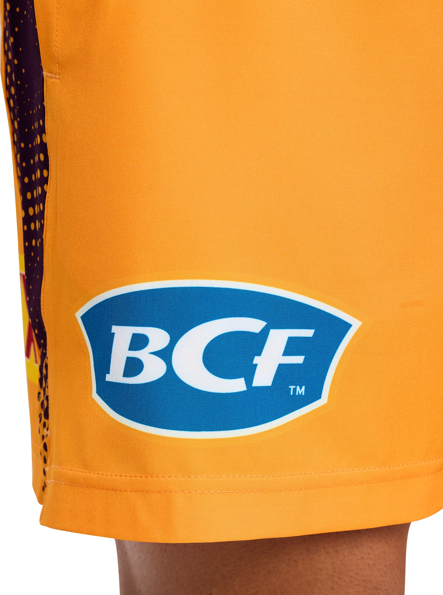 NRL 2026 Training Shorts - Brisbane Broncos - Gold - Adult - Mens - Image 5
