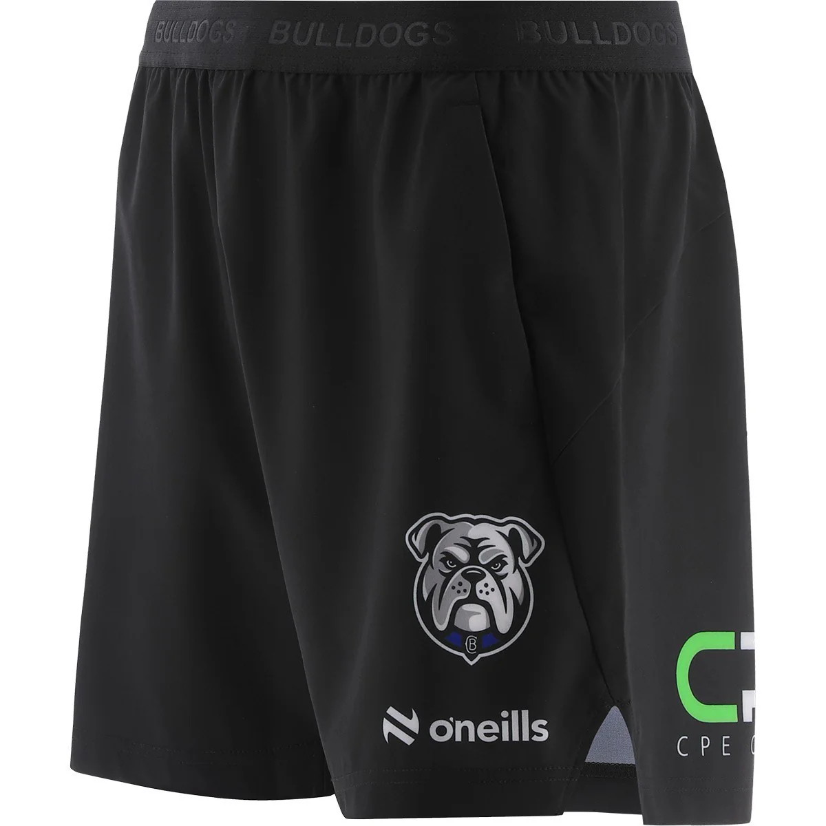 NRL 2026 Training Shorts - Canterbury Bulldogs - Black - Adult - Mens