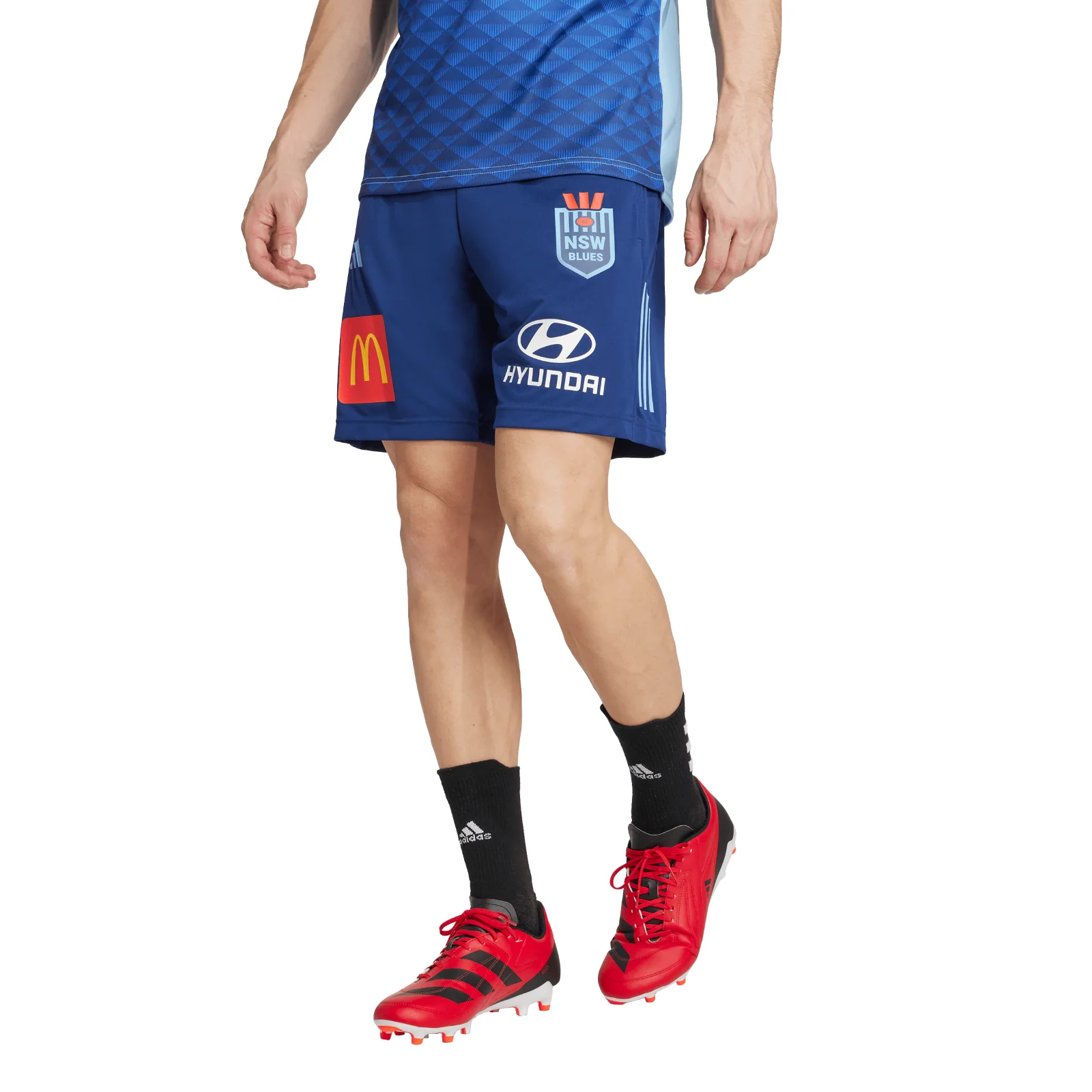NRL 2026 Training Shorts - New South Wales Blues - Gym - NSW - Adult - Mens - Image 2