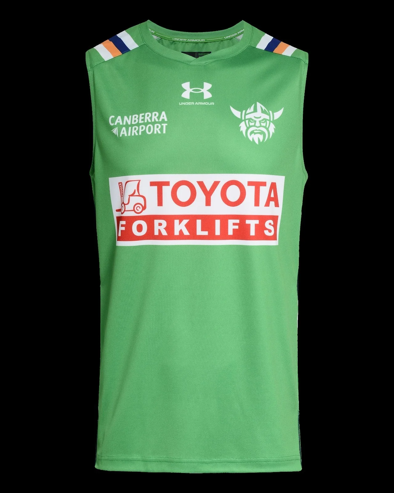 NRL 2026 Training Singlet - Canberra Raiders - Green/Daintree - Adult - Mens