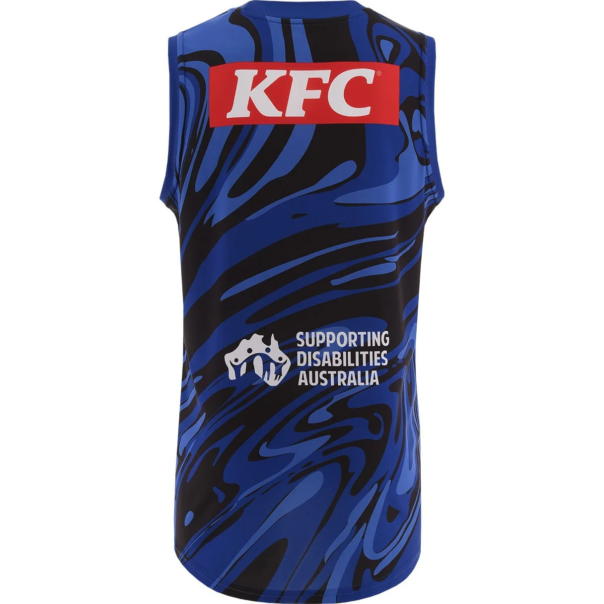 NRL 2026 Training Singlet Canterbury Bulldogs Blue Adult Mens - Image 2