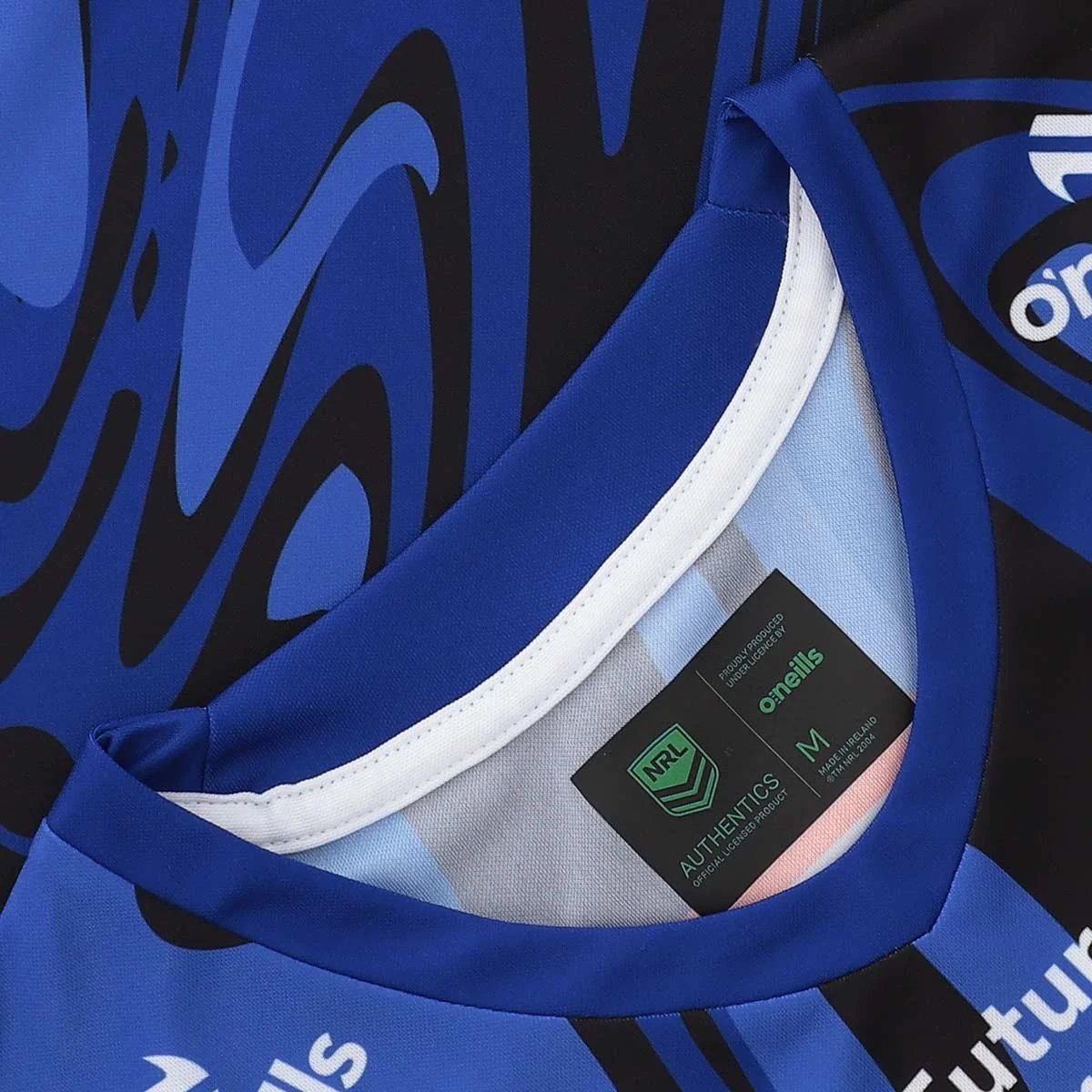 NRL 2026 Training Singlet Canterbury Bulldogs Blue Adult Mens - Image 3