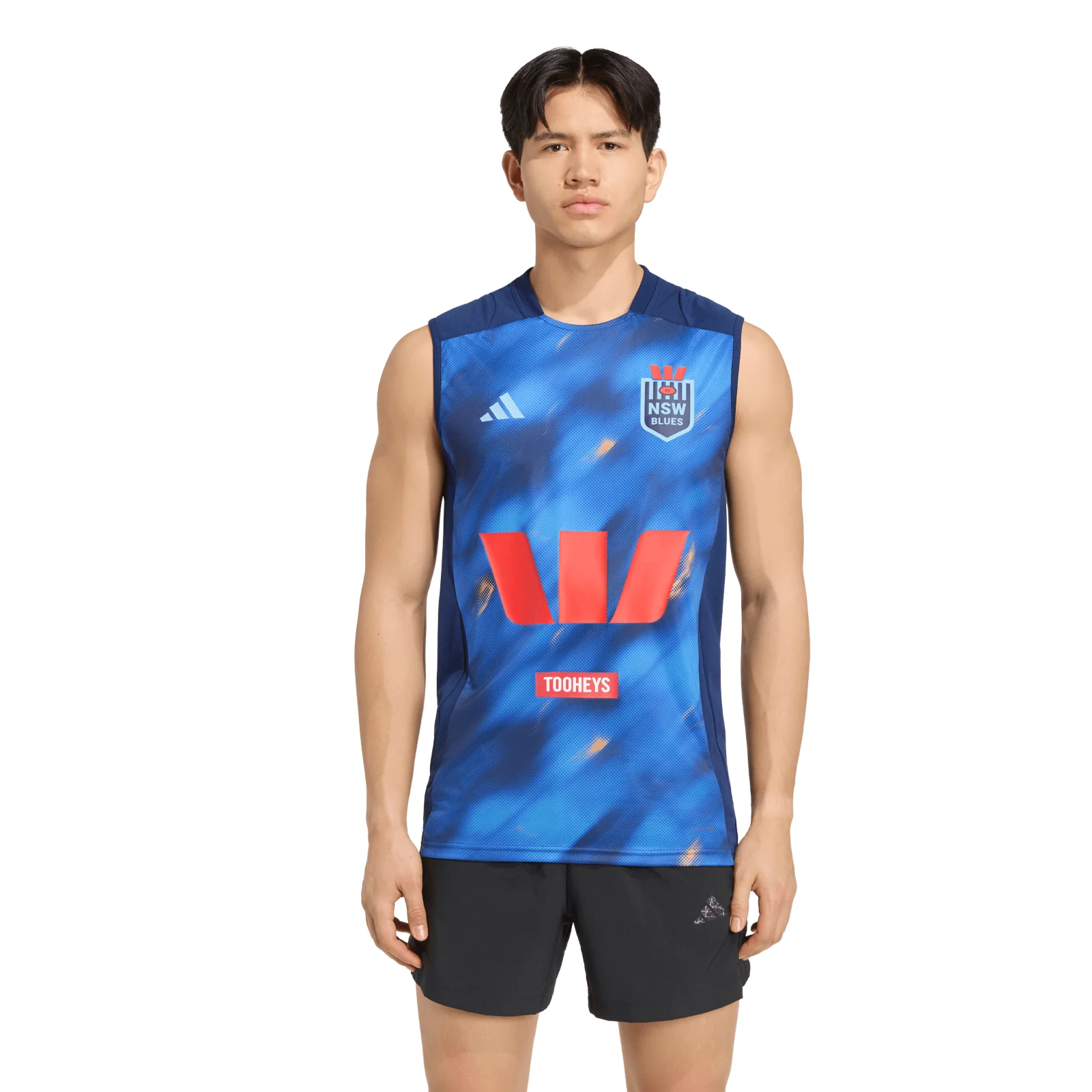 NRL 2026 Training Singlet - New South Wales Blues - Dark Blue - NSW - Mens - Image 2
