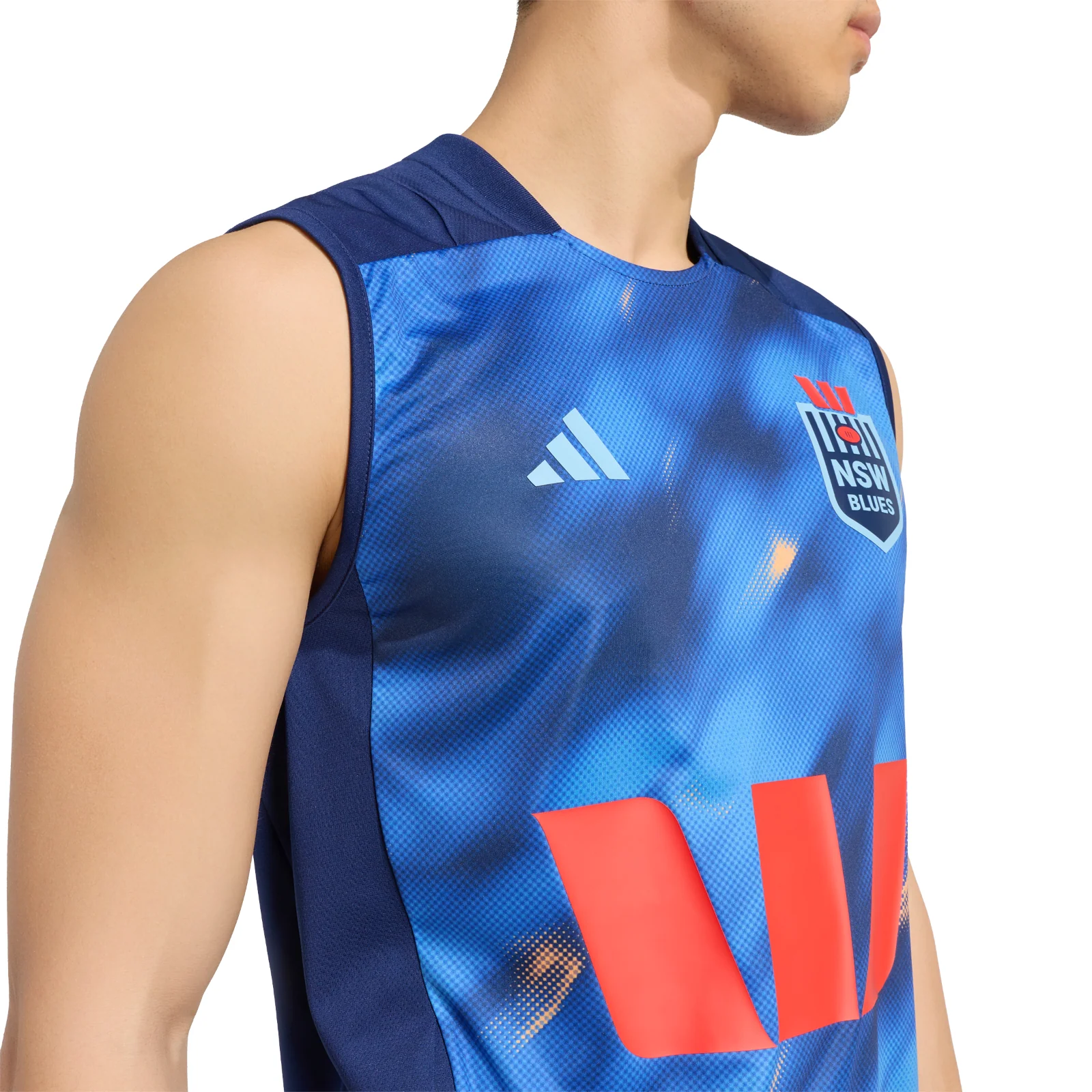 NRL 2026 Training Singlet - New South Wales Blues - Dark Blue - NSW - Mens - Image 5