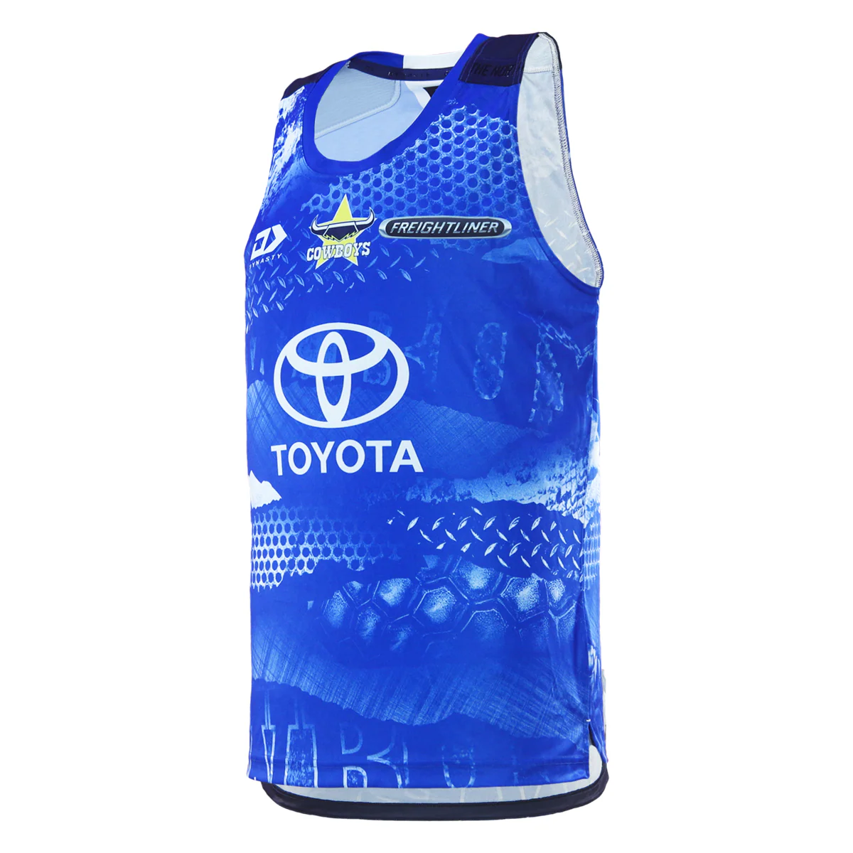 NRL 2026 Training Singlet - North Queensland Cowboys - Blue - Adult - Mens - Image 2