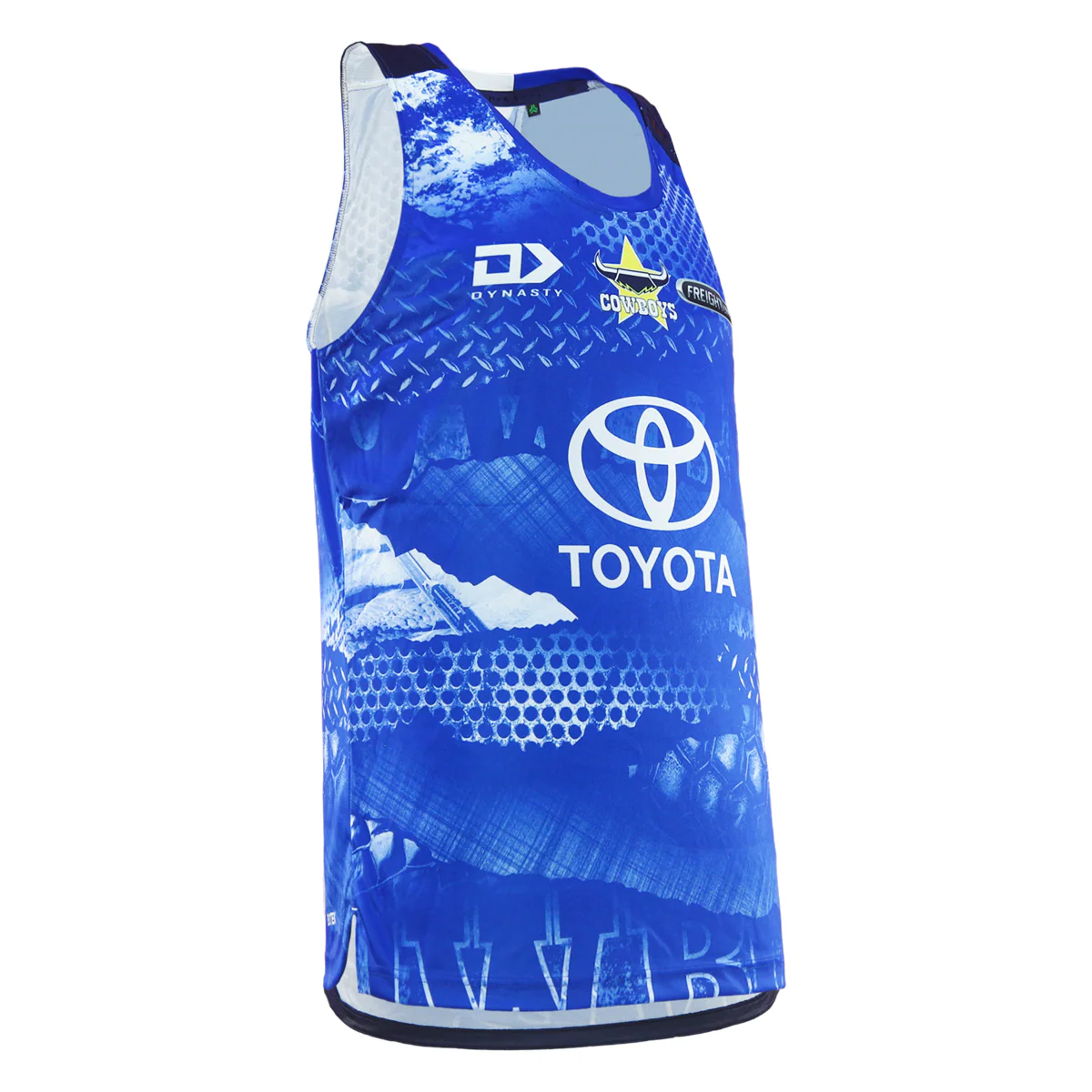 NRL 2026 Training Singlet - North Queensland Cowboys - Blue - Adult - Mens - Image 3