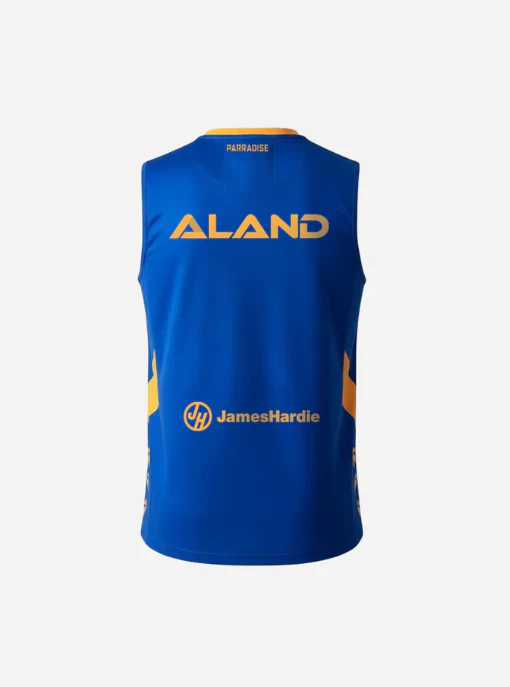 NRL 2026 Training Singlet - Parramatta Eels - Royal -  Adult - Mens - Image 2