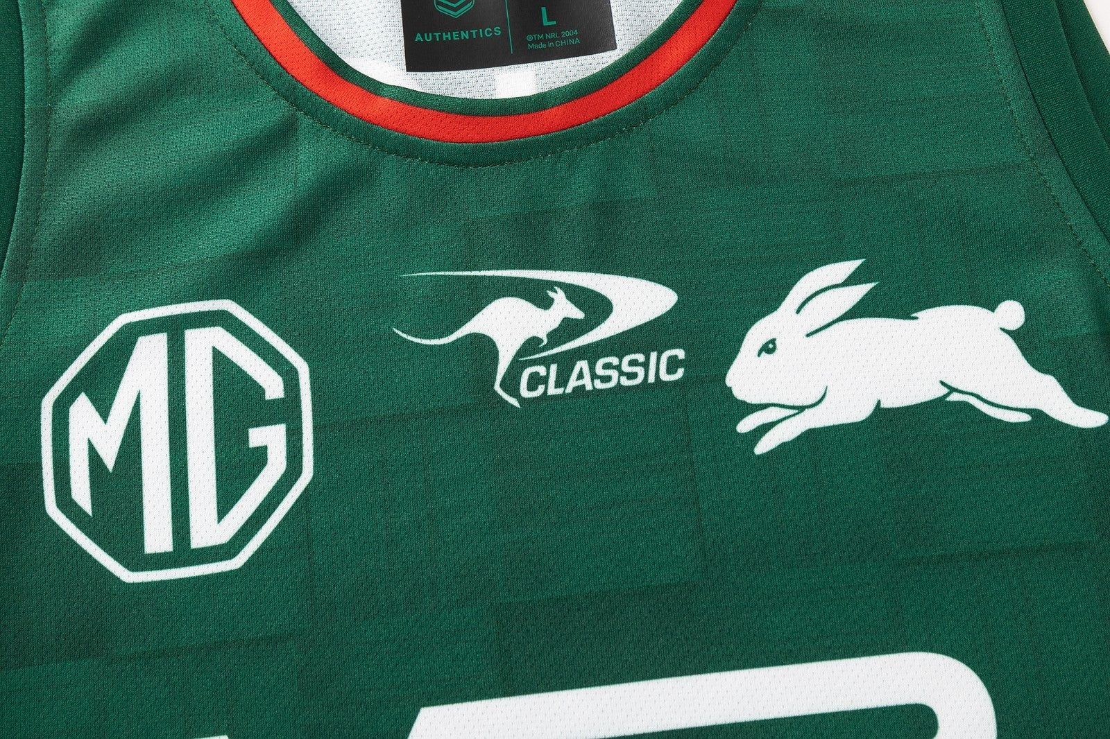 NRL 2026 Training Singlet - South Sydney Rabbitohs - Green - Adult - Mens - Image 5