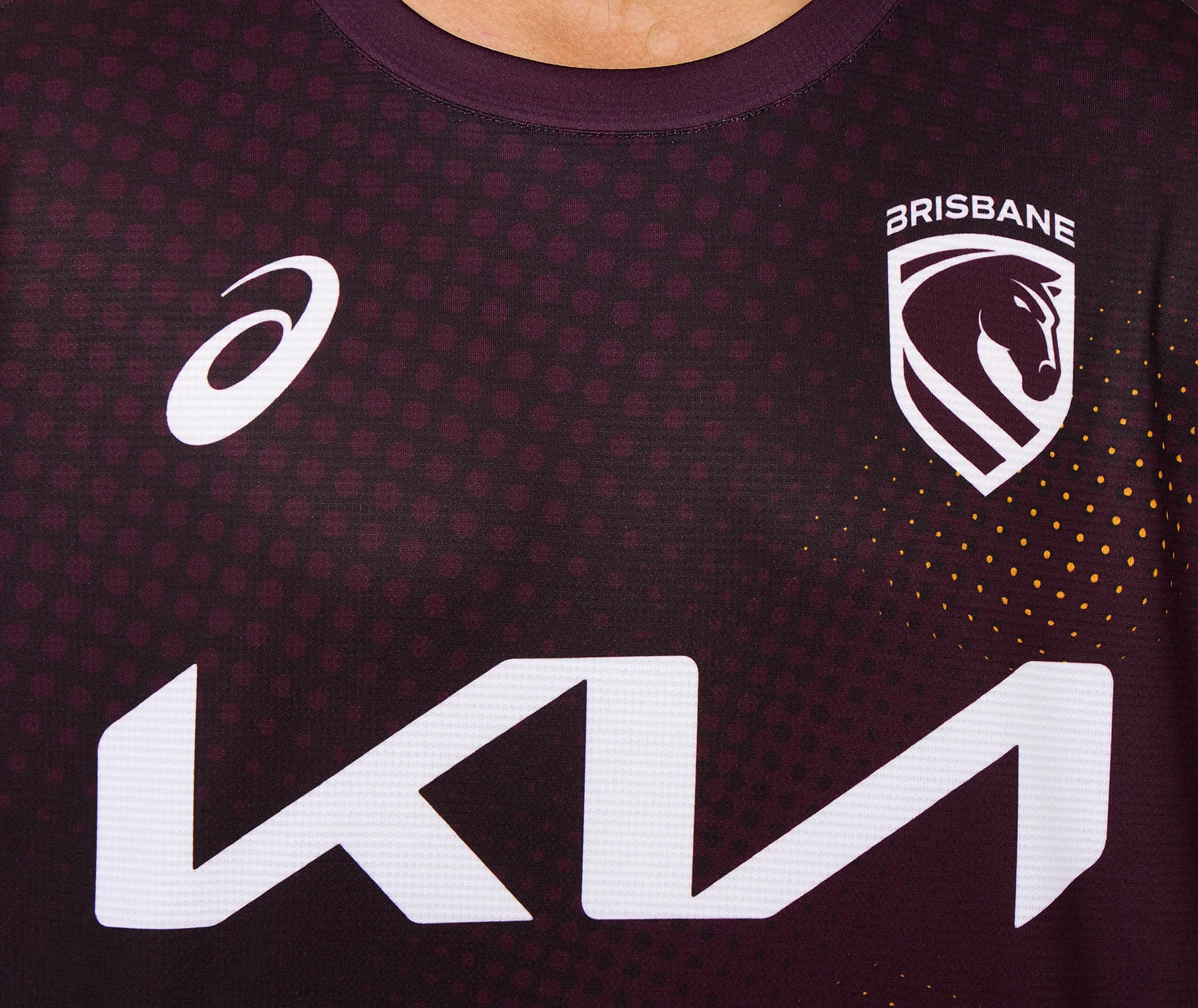 NRL 2026 Training Tee - Brisbane Broncos - Adult - Mens - Image 4