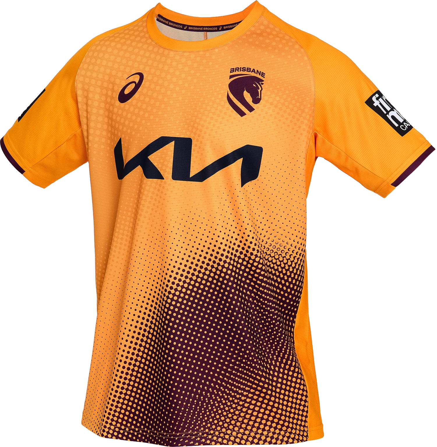 NRL 2026 Training Tee - Brisbane Broncos - Gold - Adult - Mens