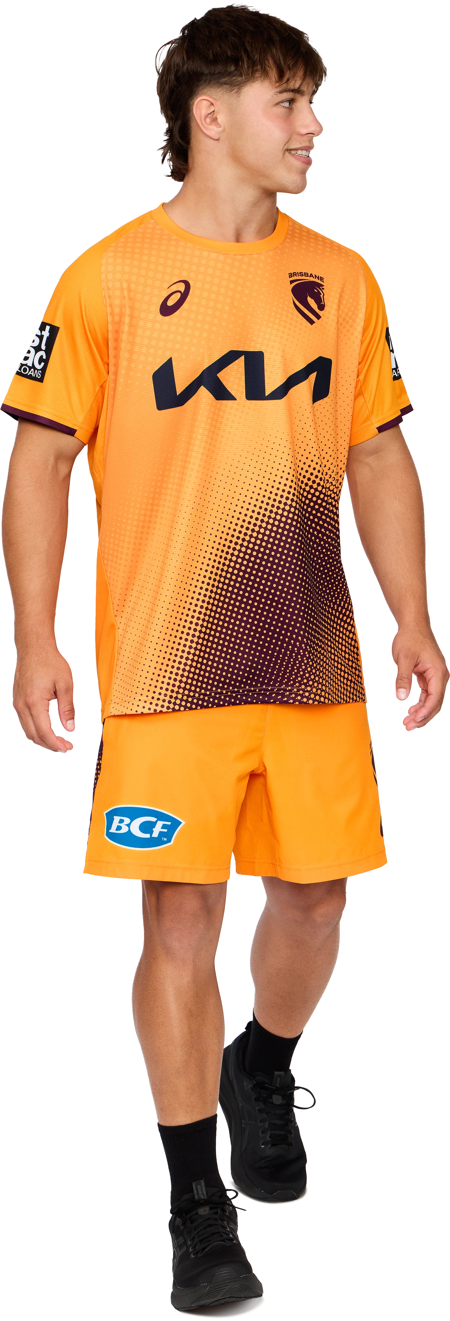 NRL 2026 Training Tee - Brisbane Broncos - Gold - Adult - Mens - Image 7