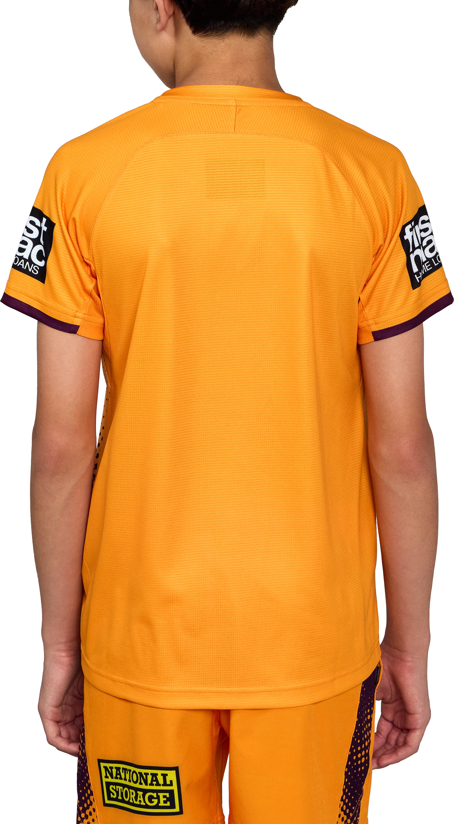 NRL 2026 Training Tee - Brisbane Broncos - Gold - Youth - Kids - Image 6