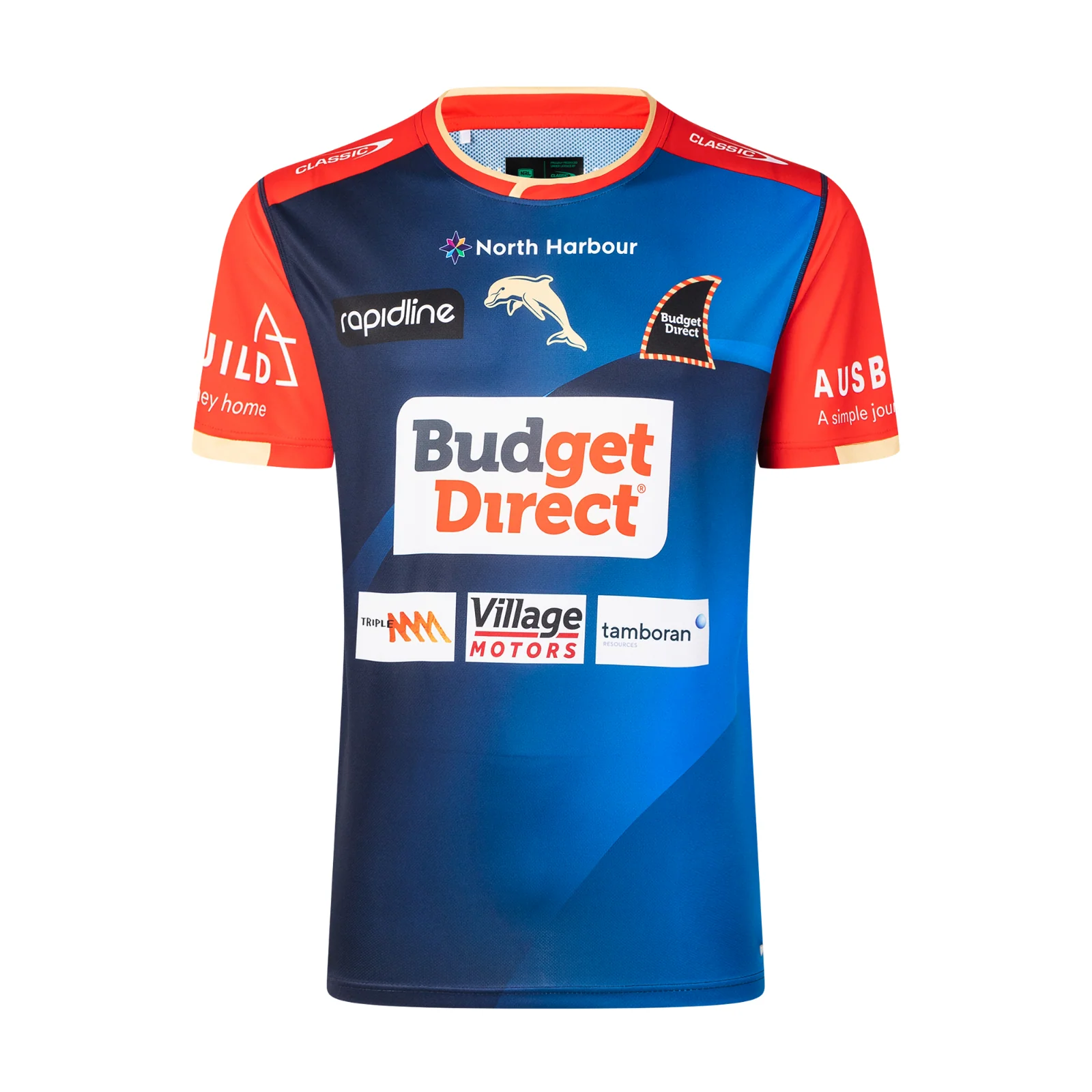 NRL 2026 Training Tee - Dolphins - Adult - Mens