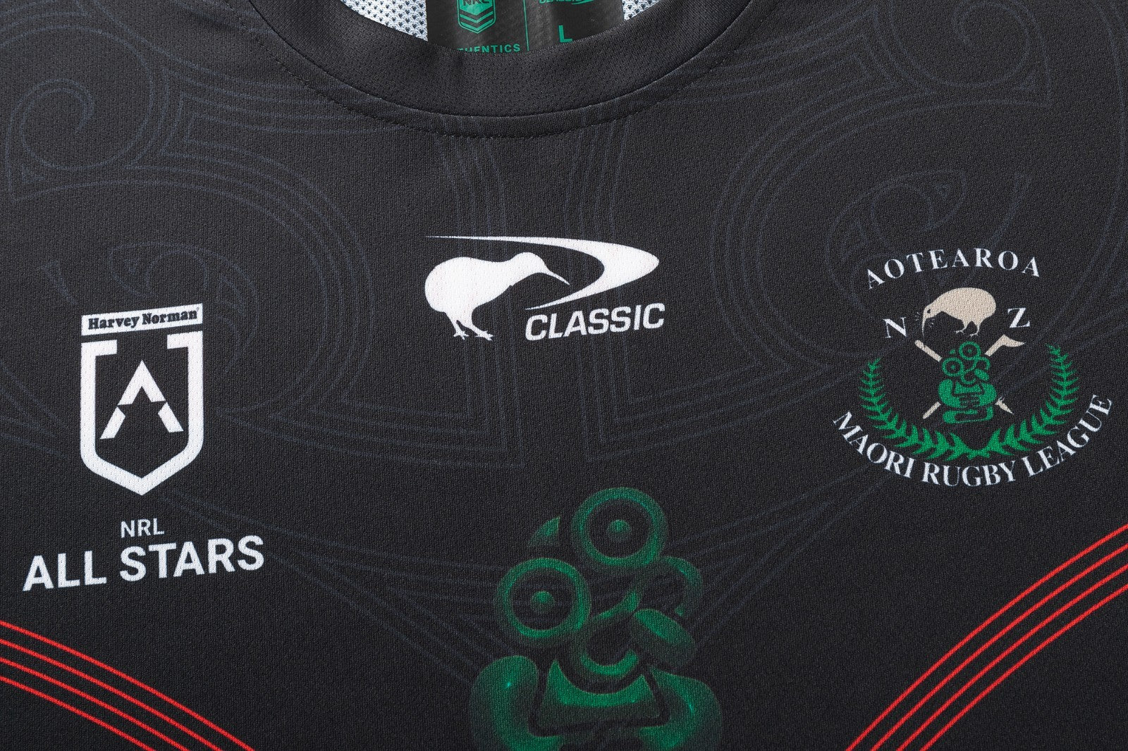 NRL 2026 Training Tee - Maori All Stars - Adult - Mens - Image 11