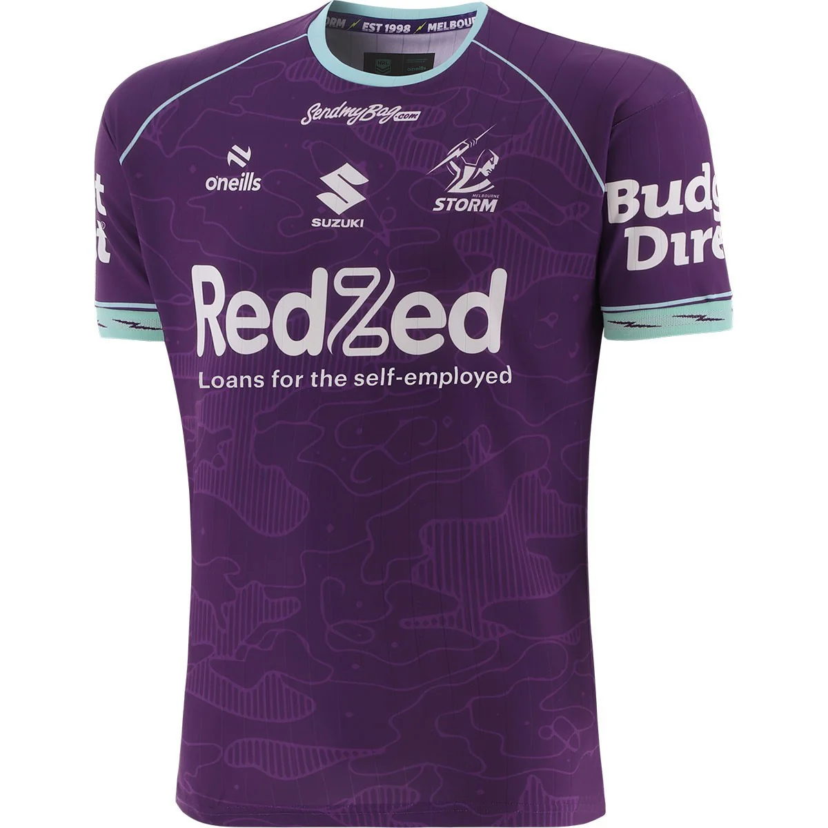 NRL 2026 Training Tee - Melbourne Storm - Purple - Adult - Mens