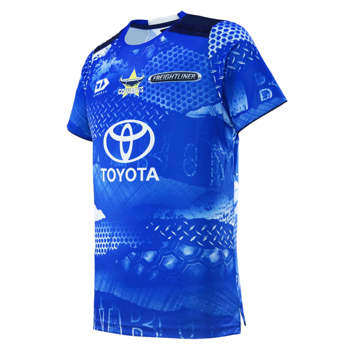 NRL 2026 Training Tee - North Queensland Cowboys - Blue - Adult - Mens - Image 2