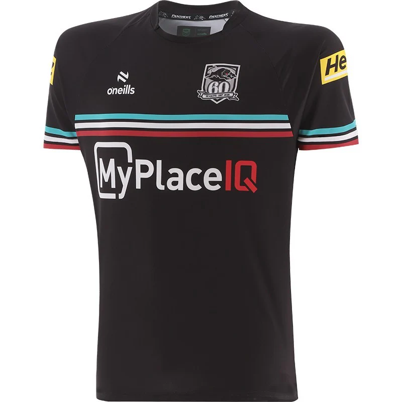NRL 2026 Training Tee - Penrith Panthers - Black - Adult - Mens