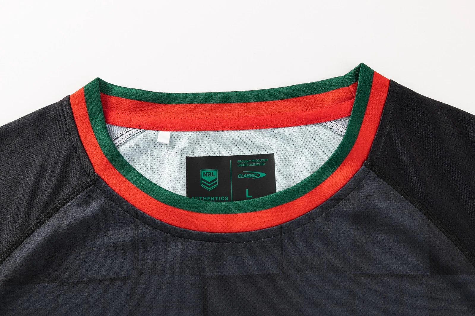 NRL 2026 Training Tee Shirt - South Sydney Rabbitohs -Black -  Adult - Mens - Image 4