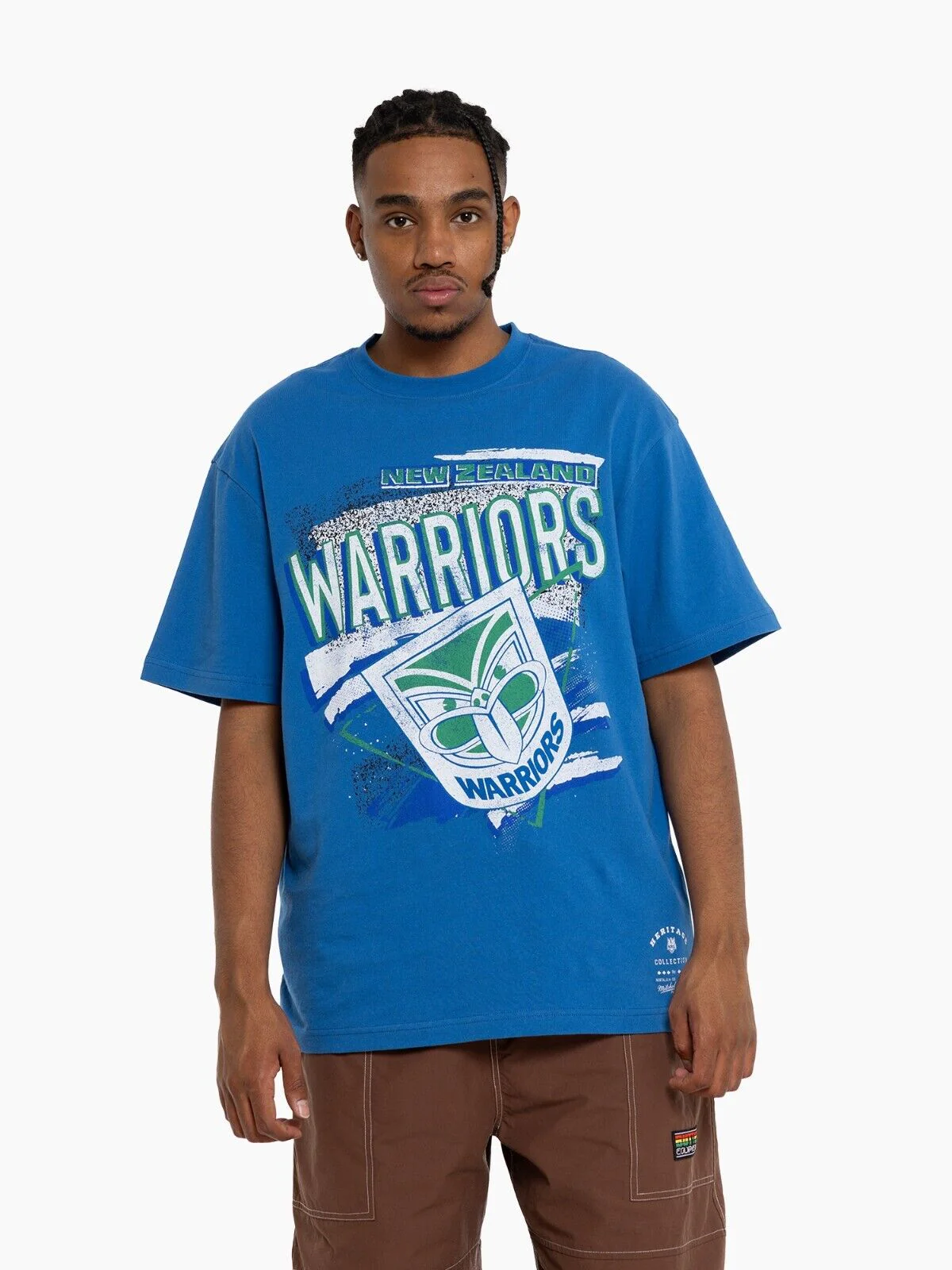 NRL Abstract Tee - New Zealand Warriors - Shirt - T-Shirt - Mens - Adult - Image 3