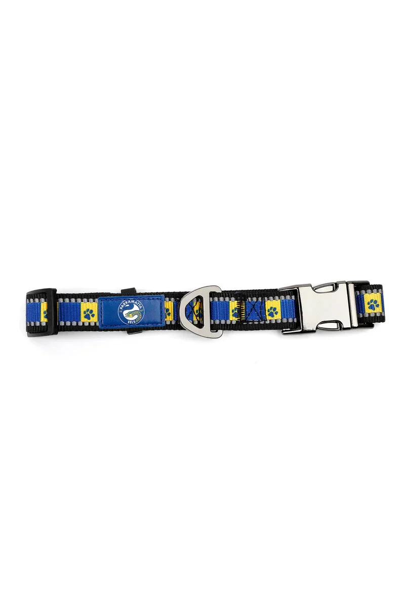 NRL Adjustable Dog Collar - Paramatta Eels - Small & Large - Image 2