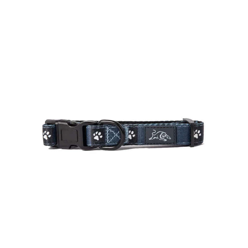 NRL Adjustable Dog Collar - Penrith Panthers - Small & Large