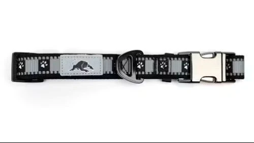 NRL Adjustable Dog Collar - Penrith Panthers - Small & Large - Image 2