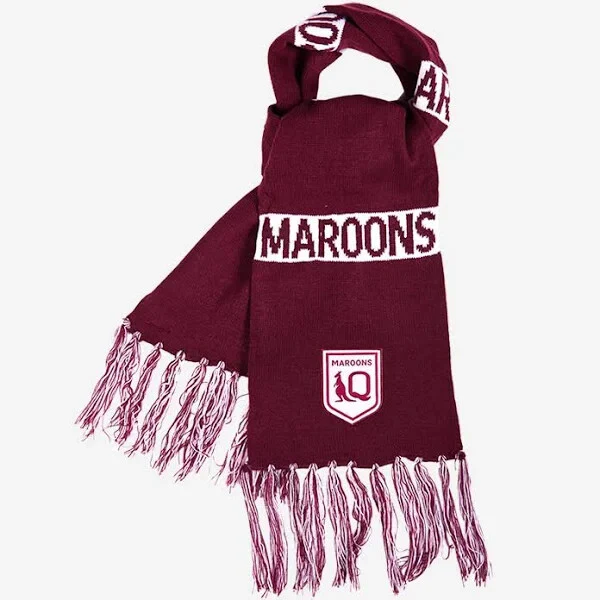 NRL Bar Scarf - Queensland Maroons - QLD - Unisex - Maroon - Image 2