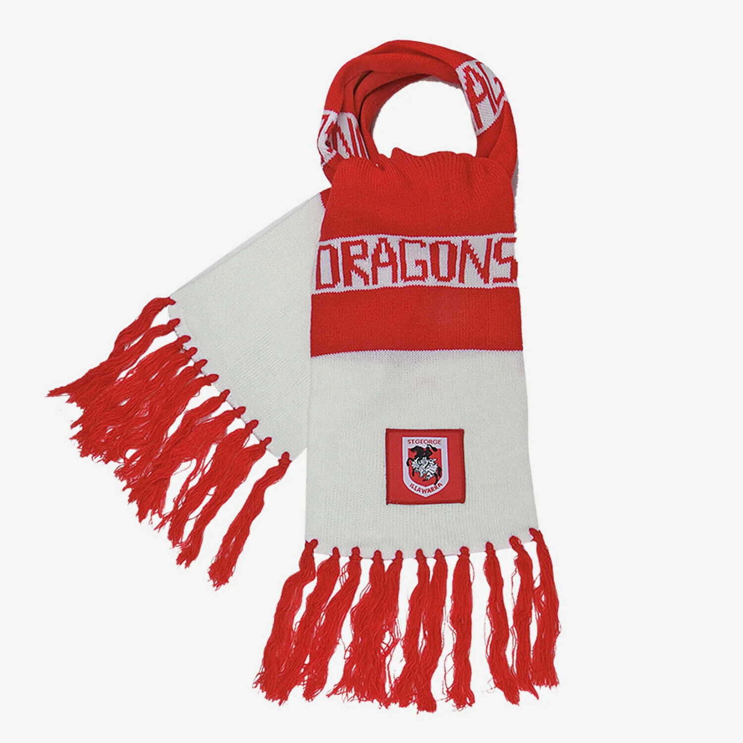 NRL Bar Scarf - St George Illawarra Dragons - Rugby League - Supporter - Image 2
