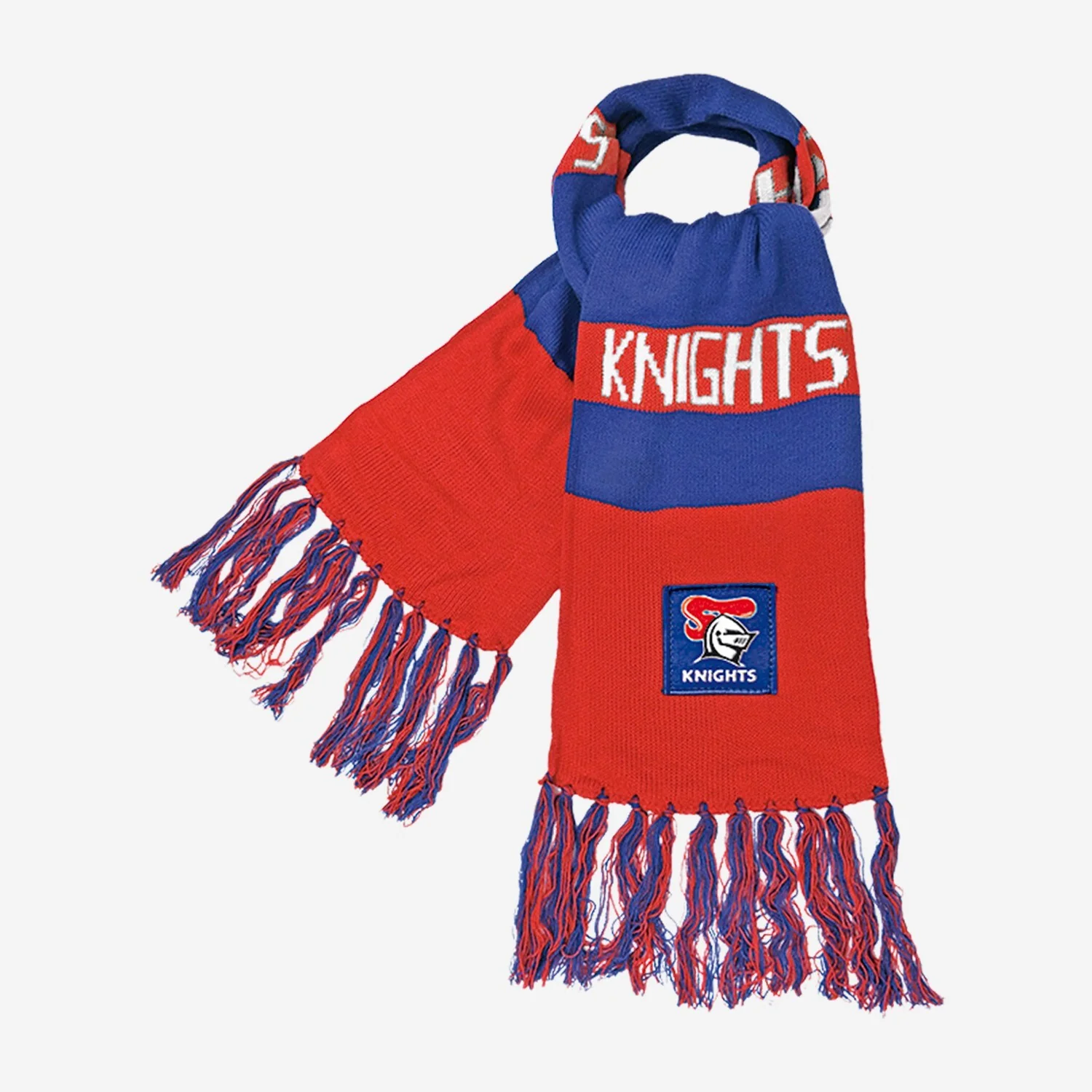 NRL Bar Scarf with Patch - Newcastle Knights - Rugby League - Supporter - Image 2