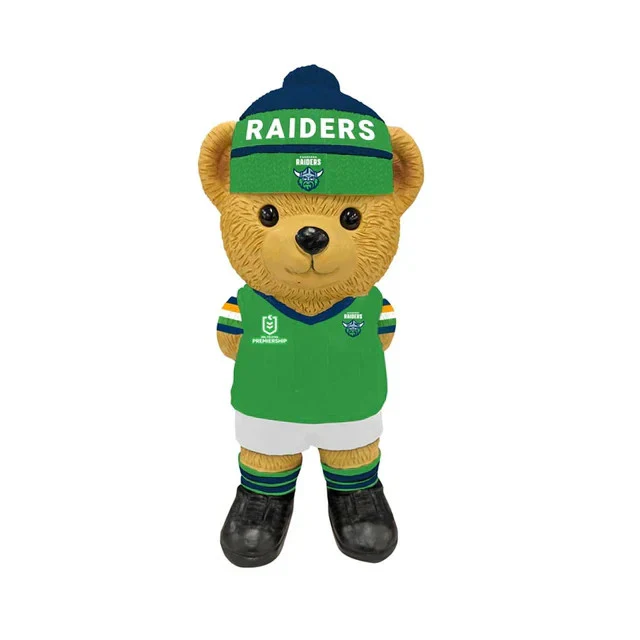NRL Bear Statue - Canberra Raiders - Polyresin - 22cm - Image 2