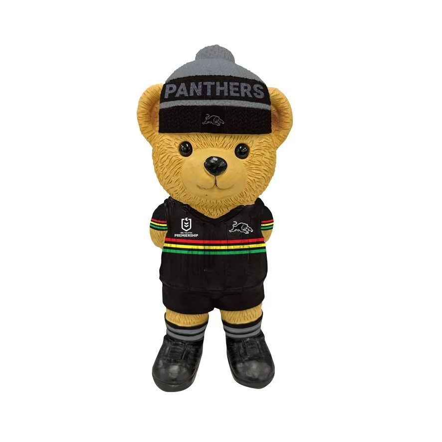NRL Bear Statue - Penrith Panthers - Polyresin - 22cm