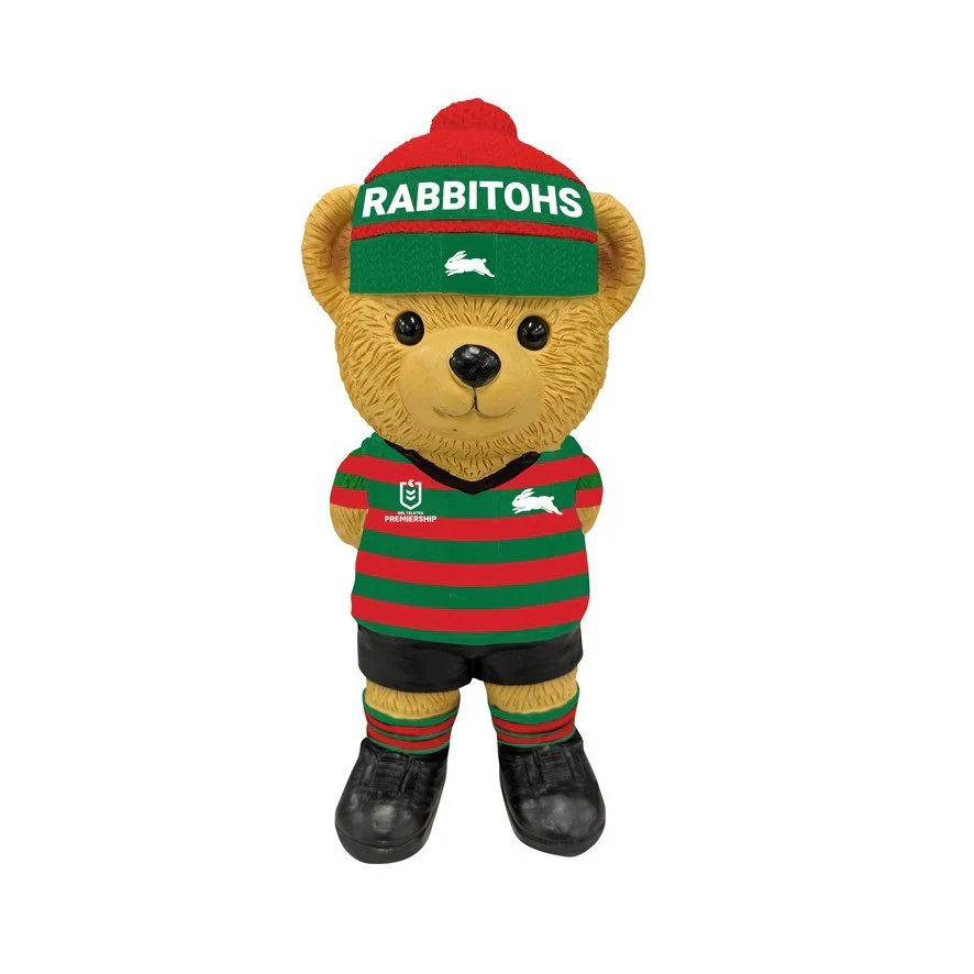 NRL Bear Statue - South Sydney Rabbitohs - Polyresin - 22cm