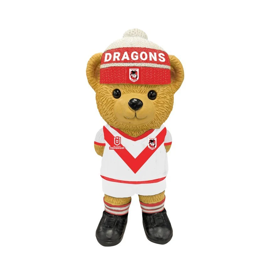NRL Bear Statue - St George Illawarra Dragons - Polyresin - 22cm
