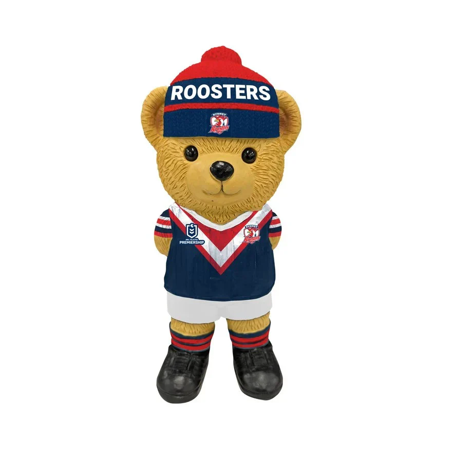 NRL Bear Statue - Sydney Roosters - Polyresin - 22cm