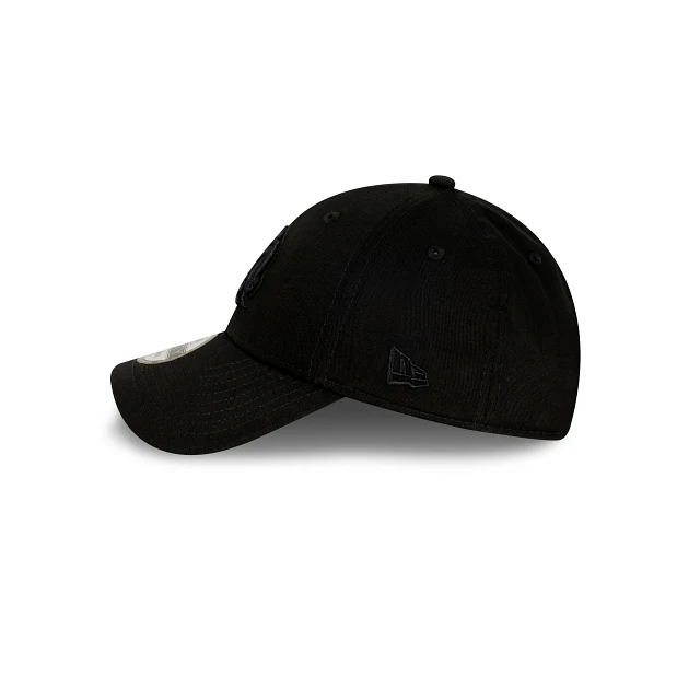 NRL Black on Black Cap - Brisbane Broncos - Adult - Unisex - 9FORTY - Hat - Image 5