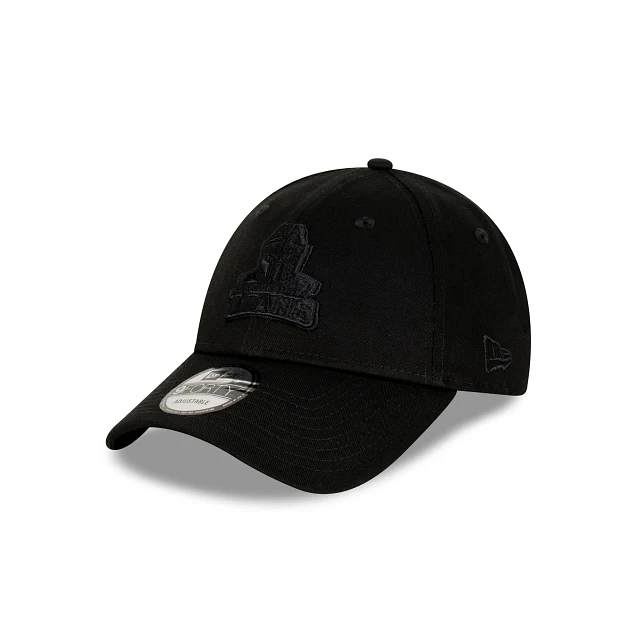 NRL Black on Black Cap - Gold Coast Titans - Adult - Unisex - 9FORTY - Hat - Image 6
