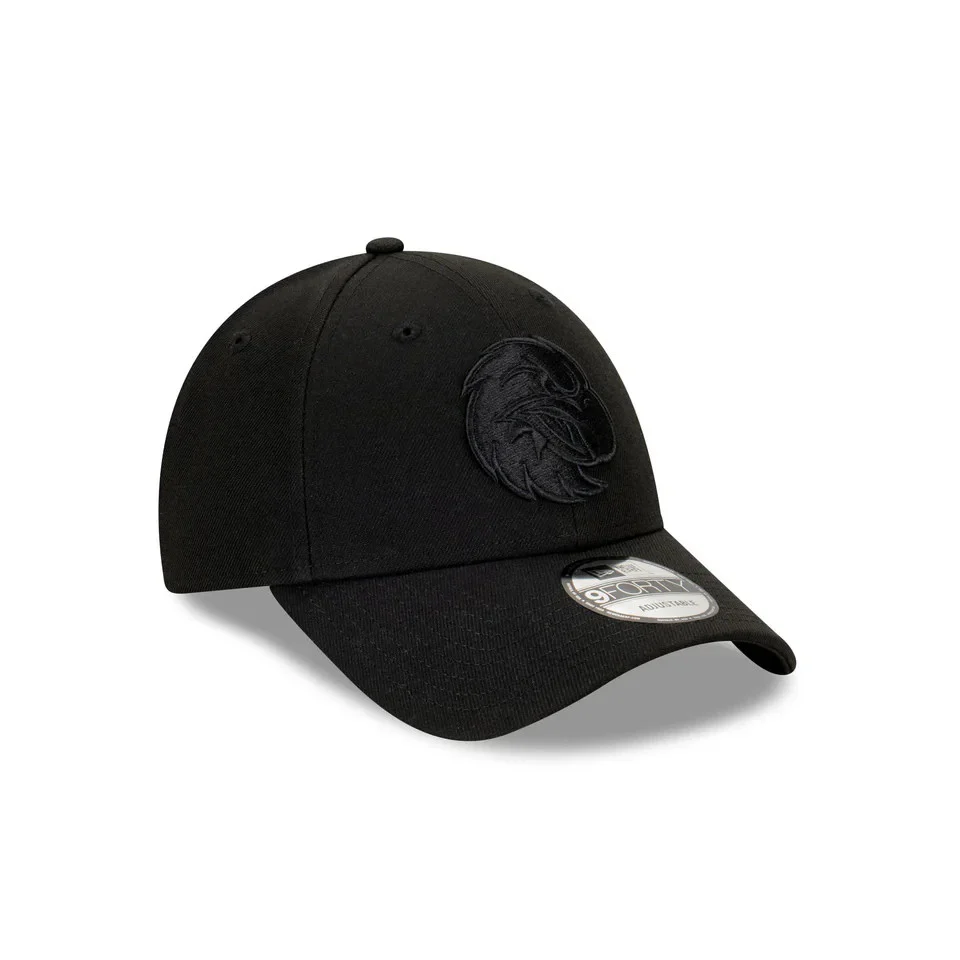 NRL Black on Black Cap - Manly Sea Eagles - Adult - Unisex - 9FORTY - Hat - Image 3