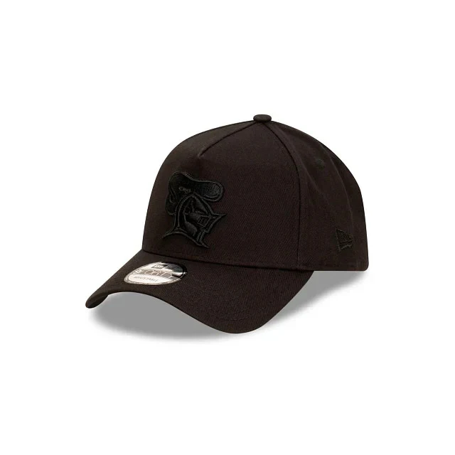 NRL Black on Black Cap - Newcastle Knights - Adult - Unisex - 9FORTY - Hat